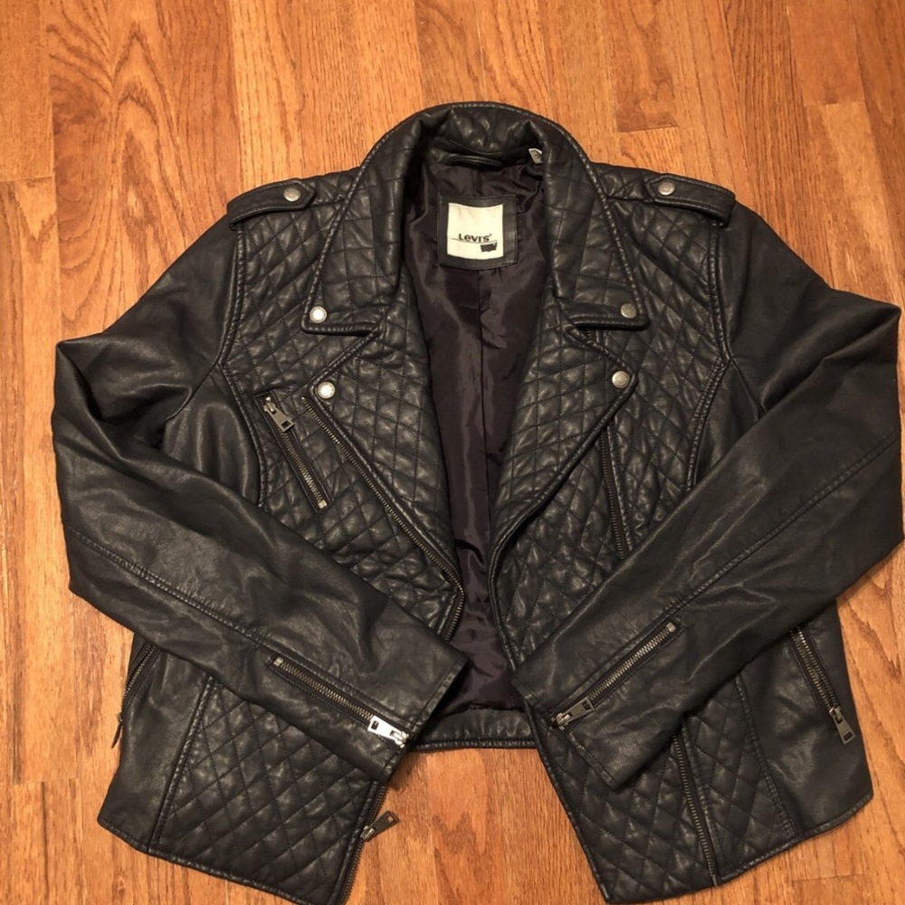 Levi’s Leather Moto Jacket